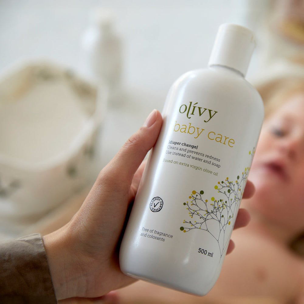 Olívy beskytter din babys hud under bleen