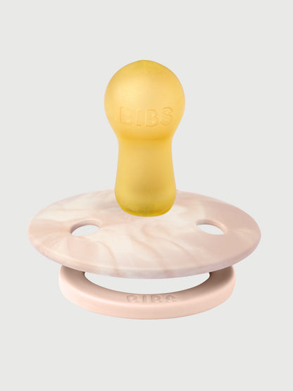 BIBS Color Tie Dye, rozmiar 2, róż/kość słoniowa