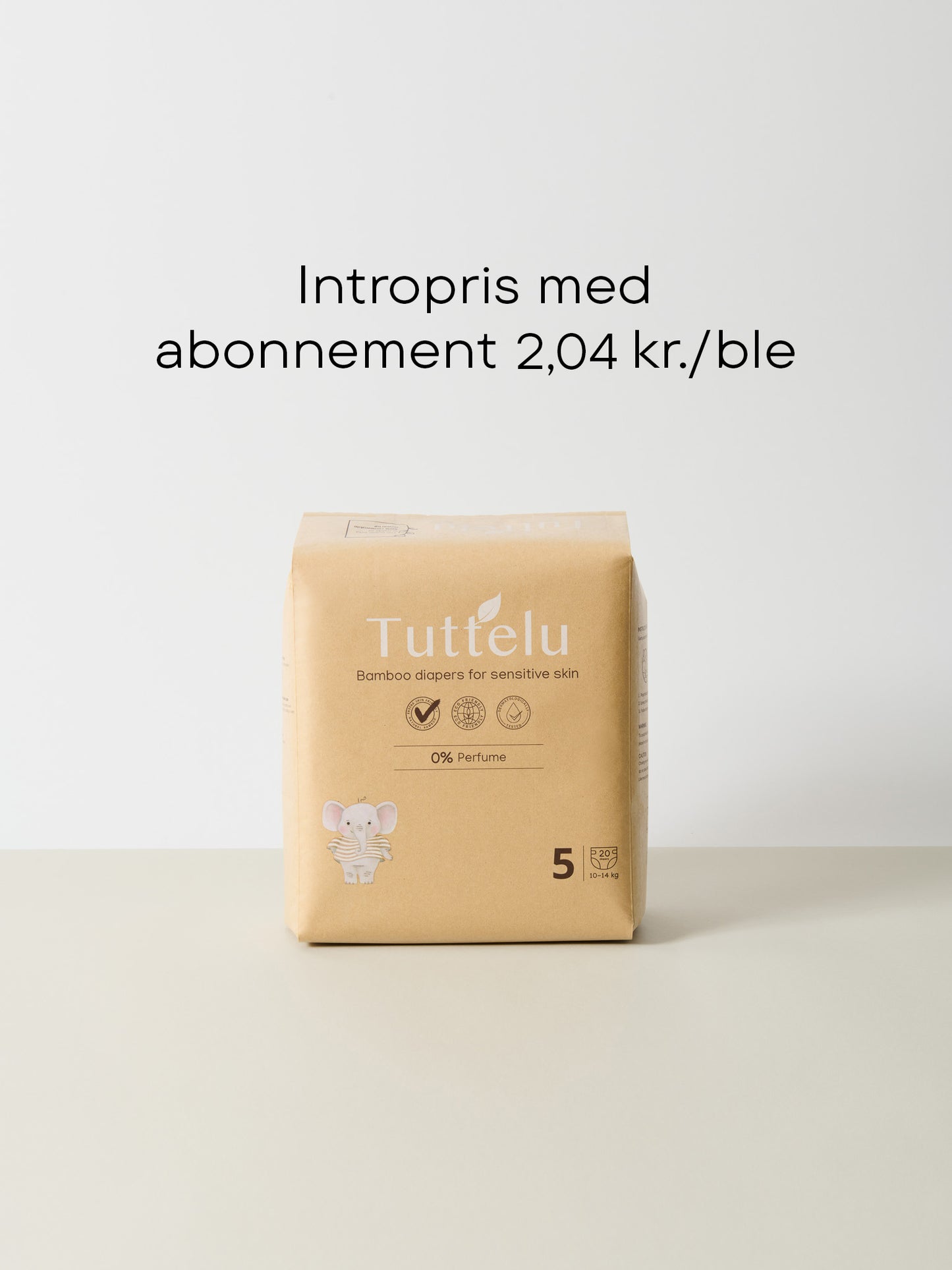 Str. 5 Bambus 10-14kg / 20 Stk (midlertidigt udsolgt)
